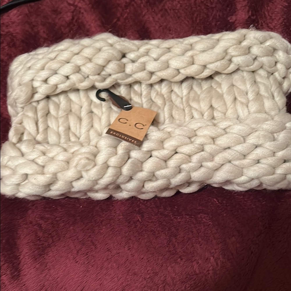 C.C Cream Chunky Knit Headband